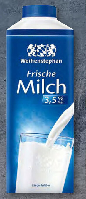 Aldi Süd Weihenstephan Frische Milch 1L Angebot