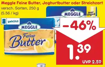 Netto Marken-Discount Meggle Feine Butter, Joghurtbutter oder Streichzart 250 g Angebot