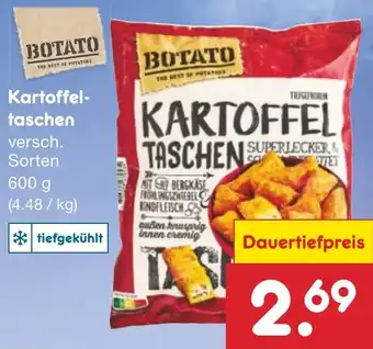 Netto Marken-Discount BOTATO Kartoffeltaschen 600 g Angebot
