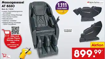 Netto Marken-Discount Alpha Techno Massagesessel AT 8330 Angebot