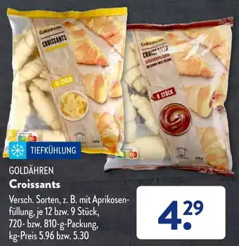 Aldi Süd GOLDÄHREN Croissants 720-810 g Packung Angebot