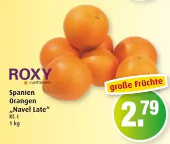 Markant Roxy Spanien Orangen ,,Navel Late" 1kg Angebot