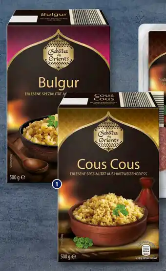 Aldi Süd Schätze Des Orients Bulgur/Cous Cous 500g Angebot