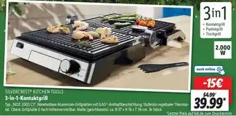 Lidl SILVERCREST KITCHEN TOOLS 3-in-1-Kontaktgrill Angebot