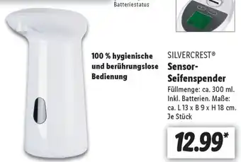 Lidl SILVERCREST Sensor Seifenspender Angebot