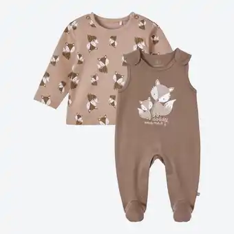 NKD Baby-jungen-strampler-set mit fuchs-aufdruck, 2-teilig Angebot