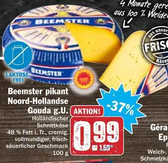 Hit Beemster pikant noord-hollandse gouda 100g Angebot