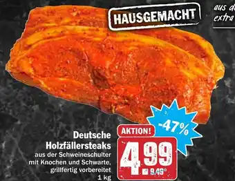 Hit Deutsche holzfallersteaks 1kg Angebot