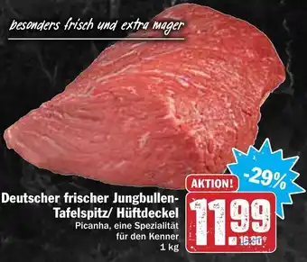 Hit Deutscher frischer jungbullen-tafelspitz/huftdeckel 1kg Angebot