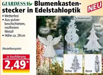 Norma GIARDESSA Blumenkastenstecker in Edelstahloptik Angebot