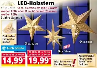 Norma I-GLOW LED-Holzstern Angebot