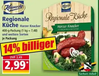 Norma Keunecke Regionale Küche Harzer Knacker 400 g Packung Angebot