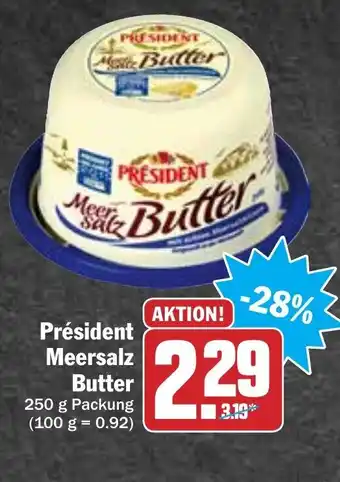 Hit President meersalz butter 250g Angebot