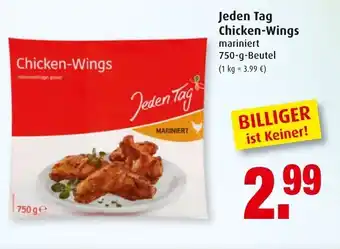 Markant Jeden Tag Chicken Wings 750g Beutel Angebot