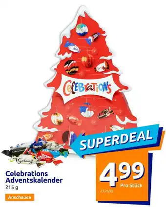Action Celebrations Adventskalender 215 g Angebot