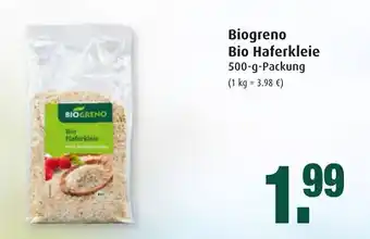 Markant Biogreno Bio Haferkleie 500g Angebot