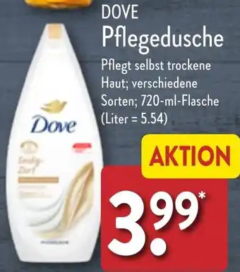 Aldi Nord DOVE Pflegedusche 720 ml Flasche Angebot