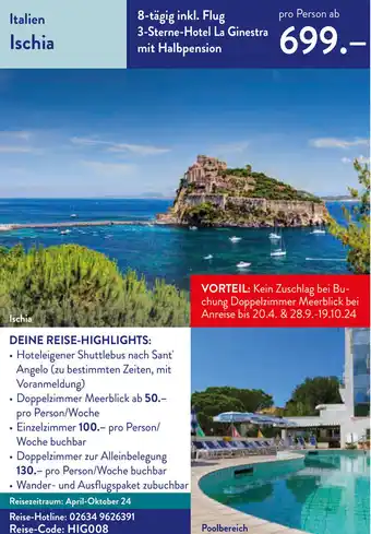 Aldi Süd Italien Ischia Angebot