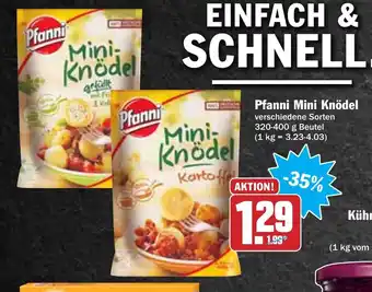 Hit Pfanni mini-knodel 400g Angebot