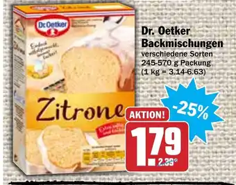 Hit Dr. oetker backmischungen 245-570g Angebot