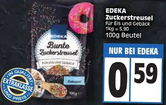 Edeka EDEKA Zuckerstreusel 100g Beutel Angebot