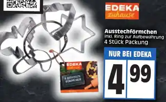 Edeka EDEKA zuhause Ausstechförmchen 4 Stück Packung Angebot