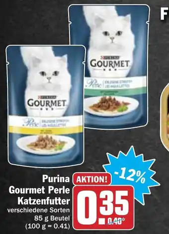 Hit Purina gourmet perle katzenfutter 85g Angebot