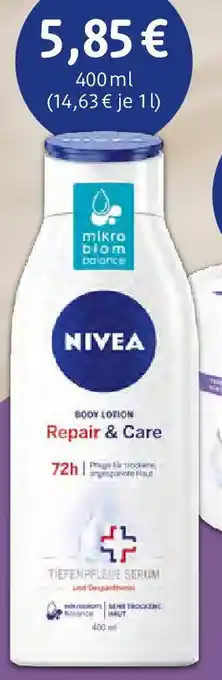 dm drogerie NIVEA Bodylotion Repair & Care 400 ml Angebot