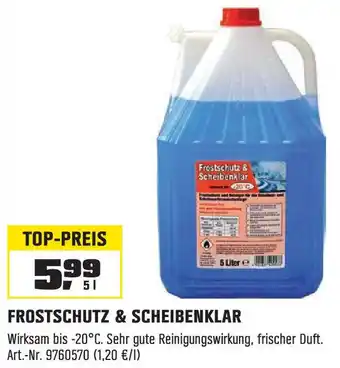 OBI FROSTSCHUTZ & SCHEIBENKLAR 5 L Angebot