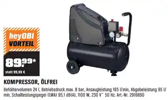 OBI KOMPRESSOR, ÖLFREI Angebot