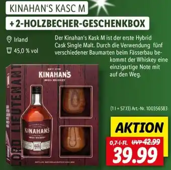 Lidl KINAHAN'S KASC M 0,7 L-Fl. Angebot