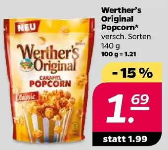 NETTO Werther's Original Popcorn 140g Angebot