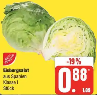 Marktkauf Gut & Günstig Eisbergsalat Angebot