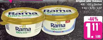 Marktkauf Rama Original oder Balance 400-450 g Becher Angebot