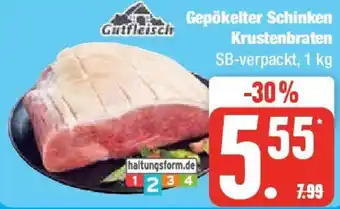 Marktkauf Gutfleisch Gepökelter Schinken Krustenbraten 1 kg Angebot