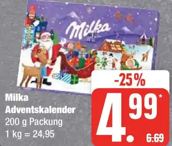 Marktkauf Milka Adventskalender 200 g Packung Angebot