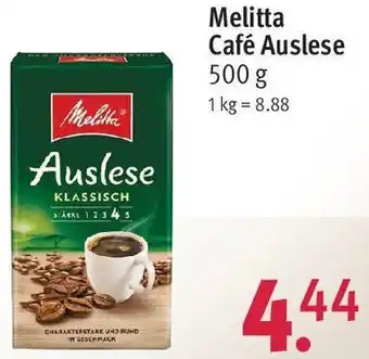 Rossmann Melitta Café Auslese 500 g Angebot