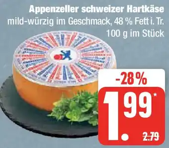 Edeka Appenzeller schweizer Hartkäse 100 g Angebot