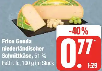 Edeka Frico Gouda niederländischer Schnittkäse 100 g Angebot