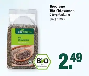 Markant Biogreno Bio Chiasamen 250g Angebot