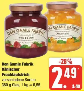 Edeka Den Gamle Fabrik Dänischer Fruchtaufstrich 380 g Glas Angebot