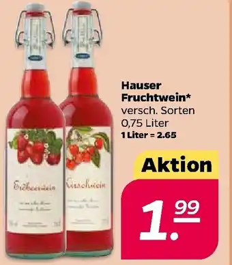 NETTO Hauser Fruchtwein 0,75L Angebot