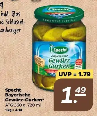 NETTO Specht Bayerische Gewürz Gurken 720ml Angebot