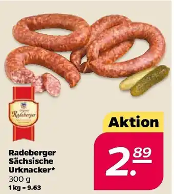 NETTO Radeberger Sächsische Urknacker 300g Angebot