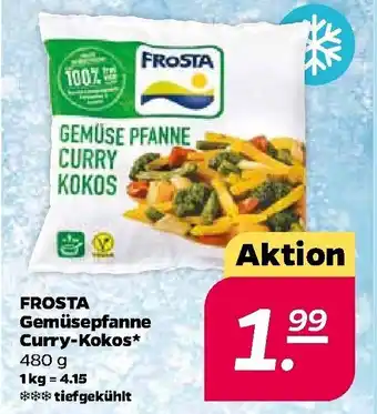 NETTO Frosta Gemüsepfanne Curry Kokos 480g Angebot