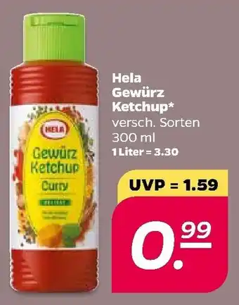 NETTO Hela Gewürz Ketchup 300 ml Angebot