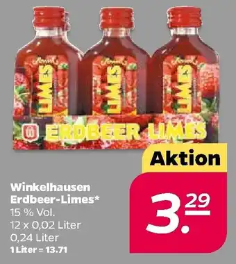 NETTO Winkelhausen Erdbeer Limes 12x0,02L Angebot