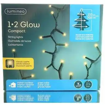 ManoMano Lumineo led lichterkette 1•2 glow compact 210 cm 700 lichter klassisch warm Angebot