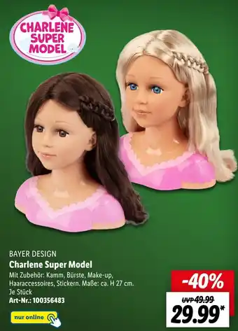 Lidl BAYER DESIGN Charlene Super Model Angebot