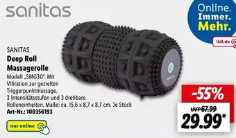 Lidl SANITAS Deep Roll Massagerolle ,,SMG30" Angebot